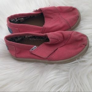 Pink Tom’s Slip On Shoes